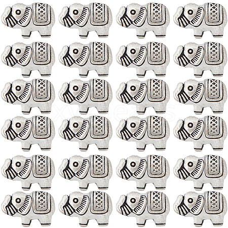 SUNNYCLUE 80Pcs Tibetan Style Alloy Beads TIBEB-SC0001-26-1