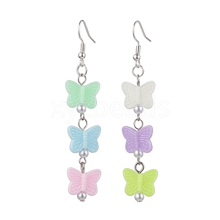 Acrylic Dangle Earrings EJEW-JE05751-02-1