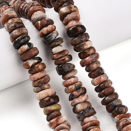 Natural Brecciated Jasper Beads Strands G-T141-28-1