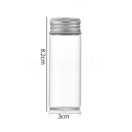 Clear Glass Bottles Bead Containers CON-WH0085-75F-01-1