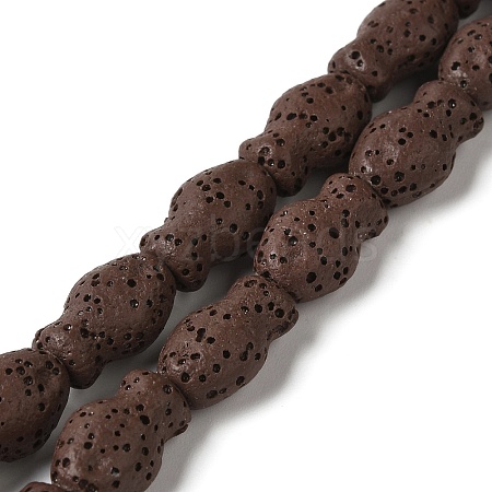 Natural Lava Rock Beads Strands G-U007-01K-1