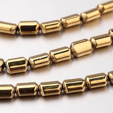 Electroplate Non-magnetic Synthetic Hematite Bead Strands G-F300-01B-03-1