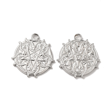 Non-Tarnish 304 Stainless Steel Pendant LS-STAS-H212-25P-1