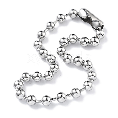 304 Stainless Steel Ball Chain Necklaces CHS-F009-01H-45cm-P-01-1