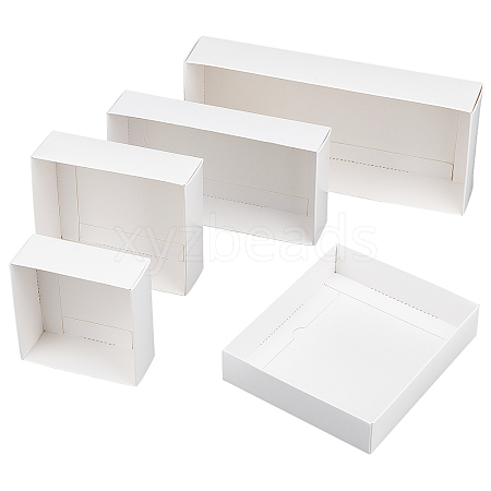 BENECREAT 10Pcs 5 Style Paper Boxes CON-BC0002-32A-1