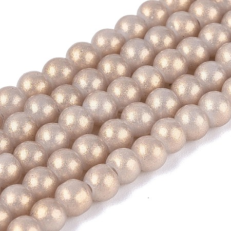 Baking Paint Glass Pearl Beads Strands DGLA-ZX001-05A-15-1