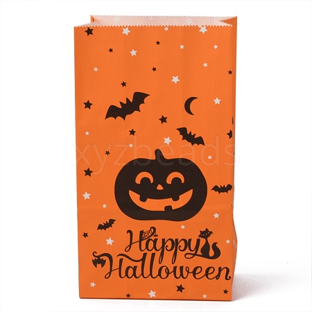 Halloween Theme Kraft Paper Bags CARB-H030-A01-1