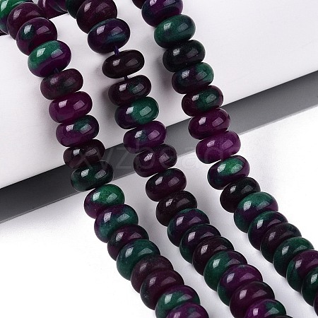 Natural White Jade Beads Strands G-Q613-01F-21-1