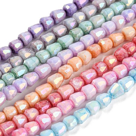 Electroplate Glass Beads Strand GLAA-G088-03-01-1