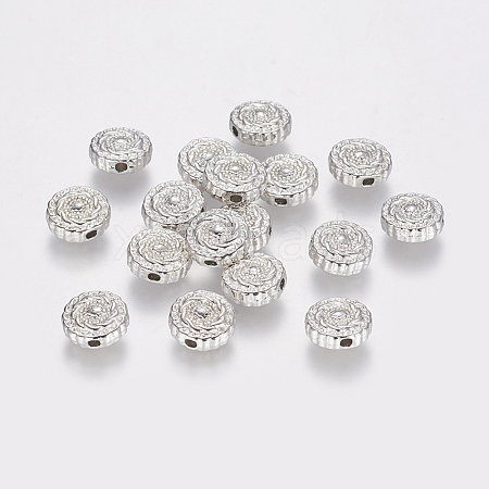 Tibetan Style Alloy Beads X-TIBEB-R022-P-LF-1