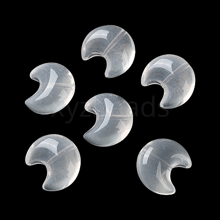 Baking Paint Transparent Glass Beads DGLA-F003-01C-1