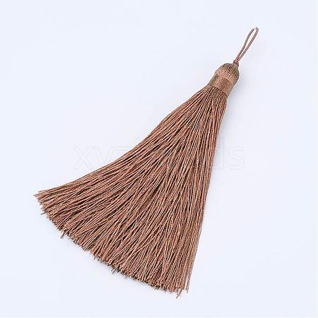 Nylon Tassel Big Pendants AJEW-P044-12-1