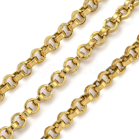 Ion Plating(IP) 304 Stainless Steel Rolo Chains CHS-G038-02G-1