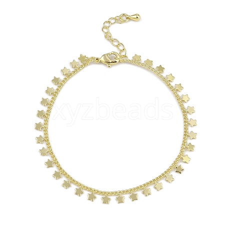 Rack Plating Brass Bracelets for Women BJEW-K244-08F-G-1