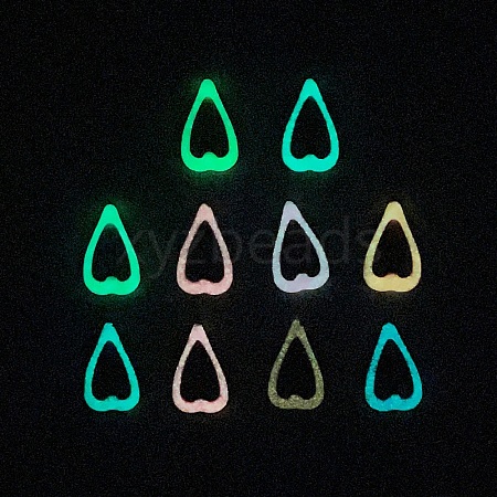 10Pcs Luminous Snap Hair Clips PW-WG09A54-02-1