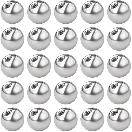 60Pcs Stainless Steel Ear Nuts STAS-BBC0005-14P-1