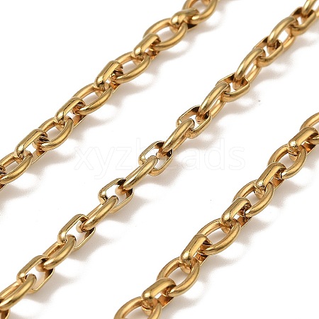 304 Stainless Steel Oval Link Chains CHS-C014-11G-1