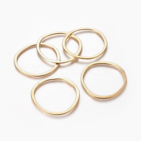 Tibetan Style Alloy Linking Rings X-TIBEB-EA13479Y-AG-FF-1