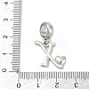 Brass European Dangle Charms KK-Z097-01X-GP-3