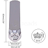 Iron Metal Stamps AJEW-BC0005-39B-2
