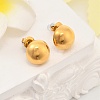 304 Stainless Steel Stud Earrings EJEW-G423-05G-1