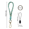 3Pcs Boho Macrame Wristlet Keychain Keying KEYC-SW00004-09-2