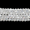 Imitation Jade Electroplate Glass Beads Strands EGLA-A039-J4mm-B06-1