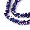 Electroplate Opaque Glass Beads Strands GLAA-N022-4mm-20-4