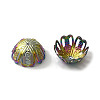 304 Stainless Steel Bead Caps STAS-P363-02B-MC-2
