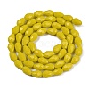 Opaque Solid Color Imitation Jade Beads Strands EGLA-N013-P6mm-D06-2