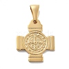 Religion Ion Plating(IP) 304 Stainless Steel Pendants STAS-Z098-43G-1