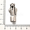 304 Stainless Steel Magnetic Clasps STAS-R140-17AS-3