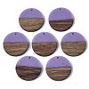 Resin & Wood Pendants RESI-S358-02B-29-1