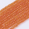 Glass Beads Strands GLAA-G045-B-2