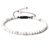 Adjustable women's Howlite Beaded bracelet CN3407-47-1