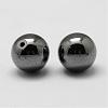 Non-magnetic Synthetic Hematite Beads G-P162-02-5mm-2