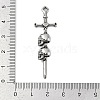 316 Surgical Stainless Steel Big Pendants STAS-G349-11AS-3