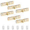 6 Sets Alloy Bag Twist Lock Accessories FIND-WR0002-32-1