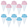 HOBBIESAY 10Pcs 2 Colors Reusable Polyester Plastic Lint Catcher for Laundry FIND-HY0002-64-1