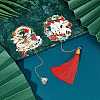 2Pcs 2 Style Brass Bookmarks AJEW-GF0002-94-5