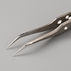 Stainless Steel Carved Ponited Tweezers TOOL-WH0125-49-2