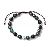 Gemstone Braided Bead Bracelets BJEW-JB11139-04-1