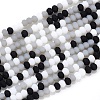 Faceted Glass Beads Strands X-GLAA-F106-B-F08-1