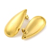 Ion Plating(IP) 304 Stainless Steel Teardrop Stud Earrings EJEW-D281-31G-2