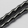 Non-magnetic Synthetic Hematite Beads Strands G-Q908-12x8mm-2