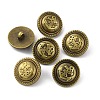 1-Hole ABS Plastic Shank Buttons BUTT-WH0015-73A-1