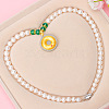 Natural Freshwater Pearl Beaded Necklaces for Women WGE4EAE-25-1