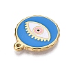 PVD Vacuum Plating 201 Stainless Steel Enamel Pendants STAS-J401-VC837-2