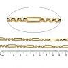 Ion Plating(IP) 304 Stainless Steel Oval Link Chains CHS-G039-13G-2