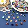100Pcs 2 Styles Opaque Resin European Beads RPDL-YW0001-20-4